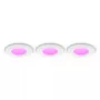 Philips Hue White & Color Ambiance Slim Recessed Light S x3 - Branco