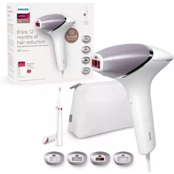 Philips Lumea IPL Prestige Series 8000 BRI949/00 Aparelho de depilação com aparador de precisão (branco/lilás claro)