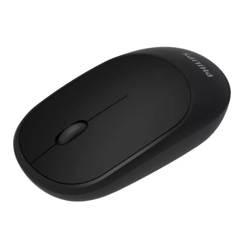 Philips M314 Rato sem fios elegante e compacto 3 botões 800/1000/1200/1600dpi preto