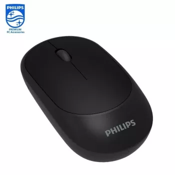 Philips M314 Rato sem fios elegante e compacto 3 botões 800/1000/1200/1600dpi preto