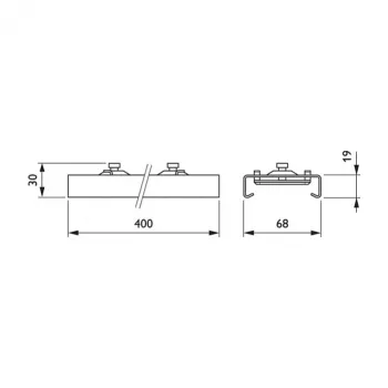 Philips Maxos LL500Z MB-SW WH suspensão, ajustável continuamente, branco