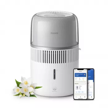 Difusor de aromas e humidificador Philips Series 5000 HU5710 prateado branco