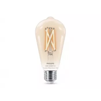 Lâmpada LED Philips Smart WFB 60W ST64 E27 927-65 CL 1PF/6 com Tunable White e Wi-Fi