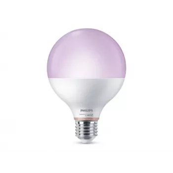 Lâmpada LED inteligente Philips Smart WFB 75W G95 E27 822-65 RGB 1PF/6 – 9W, 1055lm, E27, RGB/Tunable White, regulável