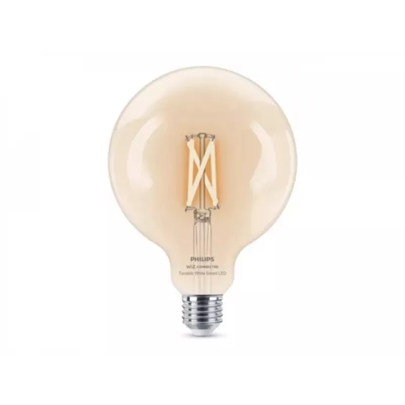 Lâmpada LED Philips Smart Wi-Fi G125 E27 7W (equivalente a 60W) Tunable White Clara