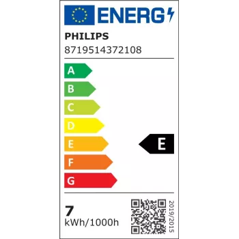 Lâmpada LED Philips Smart Wi-Fi G125 E27 7W (equivalente a 60W) Tunable White Clara