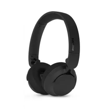 Philips TAH4500BK/00 auscultadores On-Ear sem fios com cancelamento ativo de ruído, Bluetooth 5.2, bateria de 28h, pretos