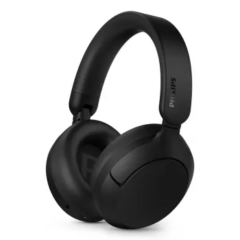 Philips TAH6000BK/00 Auscultadores On-Ear Sem Fios com Cancelamento Ativo de Ruído Híbrido, Preto
