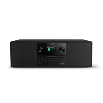 Philips TAM6500/10 Micro sistema Hi-Fi com Bluetooth, CD, USB, rádio FM, Preto