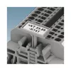 Phoenix 3022276 Terminal de fixação CLIPFIX 35-5 para calhas DIN NS 35/7,5 e NS 35/15, poliamida, cinzento, isento de halogéneos, UL 94 V0
