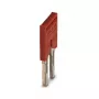 Phoenix 3030284 Ponte de ligação FBS 2-8, 2 polos, passo 5,2 mm, vermelho