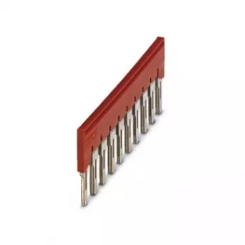 Ponte de ligação Phoenix 3030323 FBS 10-8, 10 polos, passo 8,2 mm, vermelho