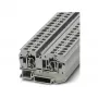 Phoenix 3031487 ST 6 Borne de mola passante, 6 mm², 1000 V, 41 A, cinzento