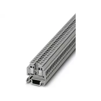 Borne de passagem Phoenix 3100305 MT 1.5, ligação por parafuso, 1,5 mm², 500 V, 17,5 A, calha DIN, cinzento