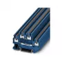 Phoenix 3208524 PTTB 1,5/S BU borne de passagem de dois níveis, push-in, azul