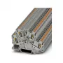 Borne de passagem de dois níveis Phoenix 3209604 PTTBS 2.5, ligação push-in, cinzento