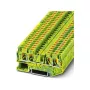 Phoenix 3211780 PT 4-TWIN-PE Bloco de terminais de condutor de proteção, push-in, 4 mm², verde-amarelo