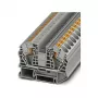 Phoenix 3212138 PT 16 N Borne de passagem, ligação push-in, 16 mm², 1000 V, 76 A, cinzento