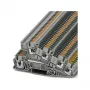 Phoenix 3213949 PTI 2,5-PE/L/L Borne de série multinível, Push-in, 3 níveis, 6 ligações, 2,5 mm², 400 V, 24 A, cinzento