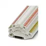 Terminal de dois níveis Phoenix 3214663 PTTBS 1,5/S-KNX para sistemas de barramento KNX, ligação push-in, preto/vermelho e branco/amarelo
