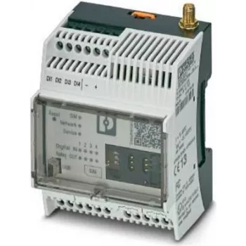 Módulo modem móvel industrial Phoenix Contact 1038567, 4G LTE, GSM, GPRS, EDGE, calha DIN, cinzento