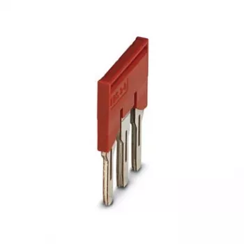 Phoenix Contact FBS 3-8 Ponte de ligação, 3 polos, passo 8,2 mm, vermelho