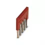Phoenix Contact FBS 5-6 Ponte de ligação de 5 polos, vermelha, 24 A, passo de 5,2 mm