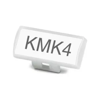 Phoenix Contact 1005305 KMK 4 marcador de cabo para etiquetas de inserção 40x17mm