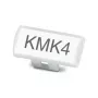 Phoenix Contact 1005305 KMK 4 marcador de cabo para etiquetas de inserção 40x17mm
