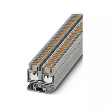 Phoenix Contact MPT 2.5 Mini borne de passagem, ligação push-in, 2,5 mm², 500 V, 24 A, cinzento