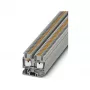 Phoenix Contact MPT 2.5 Mini borne de passagem, ligação push-in, 2,5 mm², 500 V, 24 A, cinzento