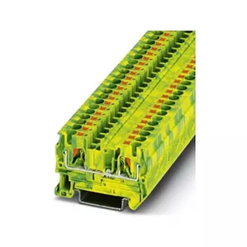 Phoenix Contact PT 4-PE borne de terra, Push-in, 4 mm², verde-amarelo