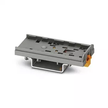 Adaptador para calha DIN Phoenix Contact PTFIX-NS35 para blocos de distribuição, poliamida cinzenta, NS 35/7,5 & NS 35/15