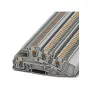 Phoenix Contact PTI 4-L/L Borne de série de 3 andares, push-in, 4 mm², 400 V, 32 A, cinzento