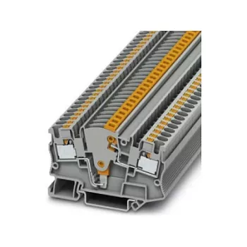 Phoenix Contact PTME 4 bloco de terminais seccionador para transformador de corrente, ligação push-in, 500 V, 31 A, cinzento