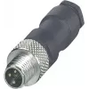 Phoenix Contact SACC-M 8MS-4CON-M-SW conector macho M8 para montagem em campo, ligação por parafuso, blindado, IP67, 4 polos, Pg7 1501265