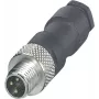 Phoenix Contact SACC-M 8MS-4CON-M-SW conector macho M8 para montagem em campo, ligação por parafuso, blindado, IP67, 4 polos, Pg7 1501265