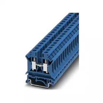 Phoenix Contact UK 6 N BU Borne de passagem, ligação por parafuso, 6 mm², 800 V, 41 A, Azul