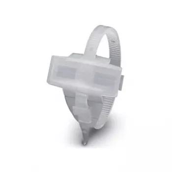 Suporte de marcação de cabos Phoenix KMK para cabos de 10-25 mm, etiqueta 29x8 mm, poliamida branca