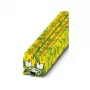 Phoenix MPT 2,5-PE Mini borne de terra, push-in, 2,5 mm², verde-amarelo