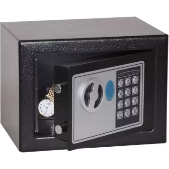 Phoenix Safe SS0721E cofre compacto anti-roubo para home office, aço galvanizado