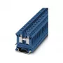 Borne de passagem Phoenix UK 10 N BU, azul, ligação por parafuso, 10 mm², 800 V, 57 A, montagem em calha DIN