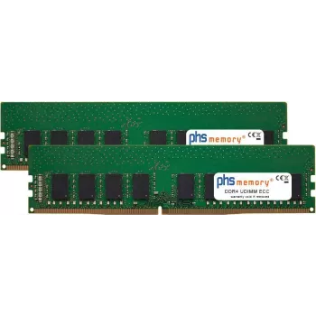 PHS-memory 16GB (2x8GB) DDR4 ECC UDIMM 2400MHz PC4-19200E Kit de memória RAM para QNAP TVS-682 SP570500
