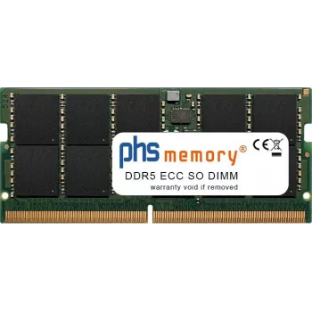PHS-memory 48GB DDR5 ECC SO-DIMM 4800MHz PC5-38400E memória para Asustor Lockerstor 4 Gen3 (AS6804T) SP566020