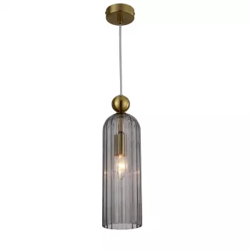 Lâmpada de suspensão PIEGA LP-939/1P Smoked E14