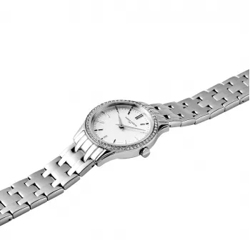Relógio de quartzo para mulher Pierre Cardin CF.0601.SJ – 30 mm aço inoxidável, mostrador prateado