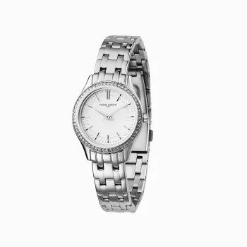 Relógio de quartzo para mulher Pierre Cardin CF.0601.SJ – 30 mm aço inoxidável, mostrador prateado