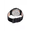Relógio analógico de quartzo de homem Pierre Cardin CF.1002.LB.1 42mm mostrador preto bracelete de couro