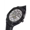 Relógio analógico de quartzo de homem Pierre Cardin CF.1002.LB.1 42mm mostrador preto bracelete de couro