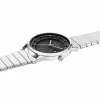 Relógio de homem Pierre Cardin quartzo analógico CLC.6006 - Caixa de aço inoxidável 43 mm bracelete de pele preta